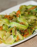 Кабачковая лапша из кабачков