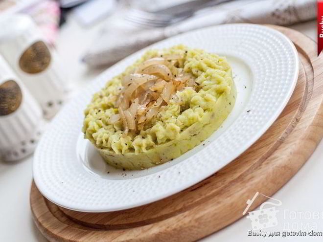 Рецепт картофельного пюре с авокадо