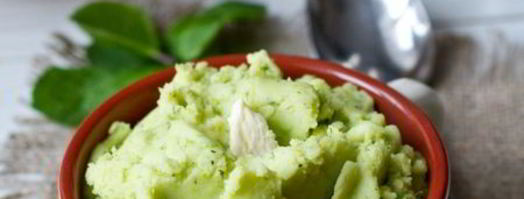 картофельное пюре с горошком и мятой. Шаг 7