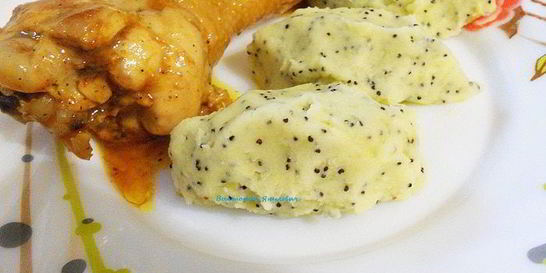 Картофельное пюре с маком