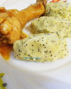 Картофельное пюре с маком