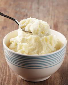 Картофельное пюре с трюфельным маслом и маскарпоне