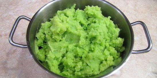 Картофельное пюре со шпинатом