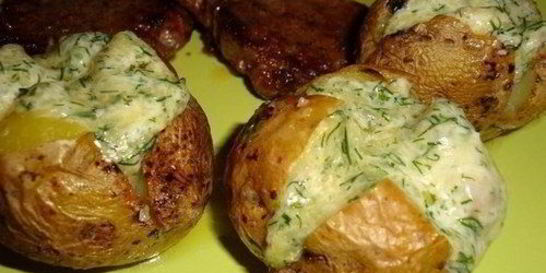 Картофельный гарнир в духовке