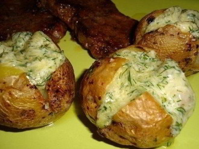 Рецепт картофельного гарнира в духовке