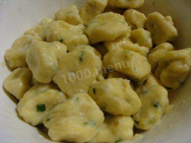 Рецепт картофельных ньокков