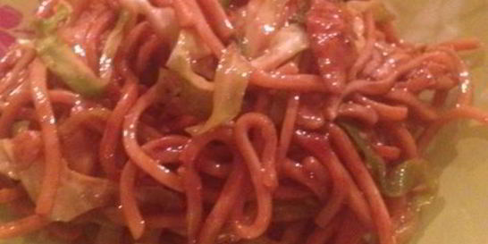 Китайская лапша с курицей