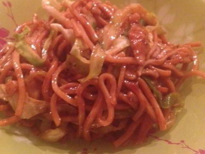 Рецепт китайской лапши с курицей
