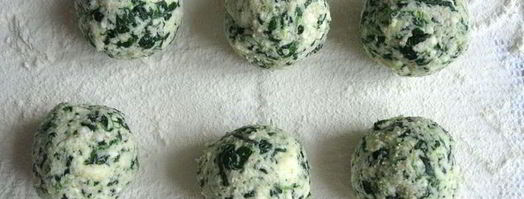 клецки со шпинатом и сыром. Шаг 4