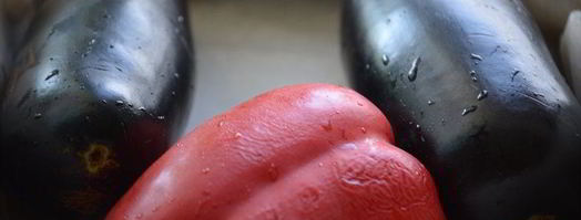 баклажанные котлетки со сладким перцем. Шаг 2