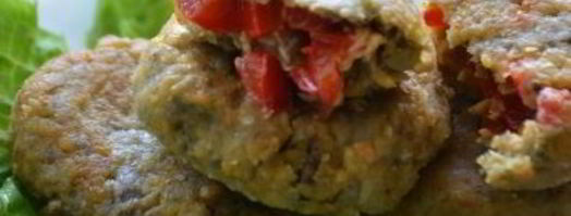 баклажанные котлетки со сладким перцем. Шаг 8