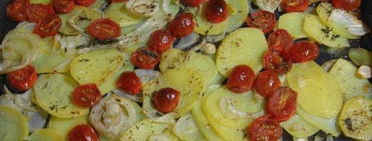 бараньи котлетки на косточке с запеченными овощами и соусом из петрушки. Шаг 12