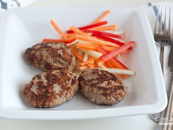 Рецепт диетических котлет из говядины