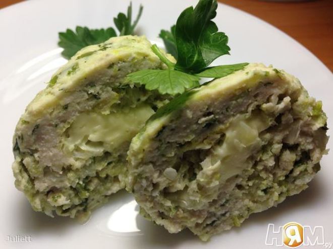 Рецепт диетических котлет с сыром