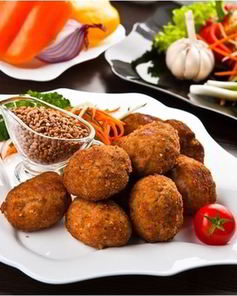 Гречневые котлеты с грибами