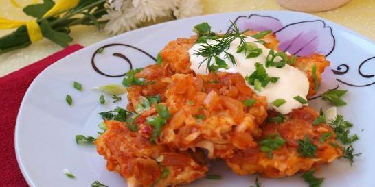 Капустные котлеты в томате