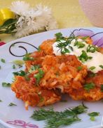 Капустные котлеты в томате