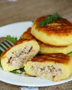 Картофельно-куриные котлеты