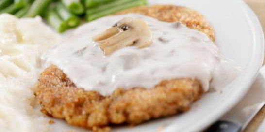 Картофельные котлеты с грибами и сыром