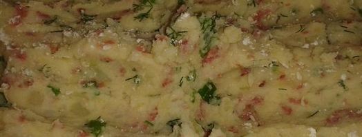 картофельные котлеты с колбасным фаршем. Шаг 3