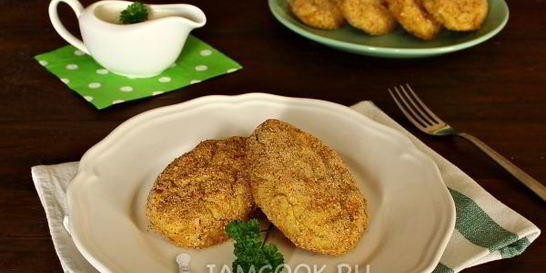 Картофельные котлеты в духовке