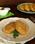 Картофельные котлеты в духовке