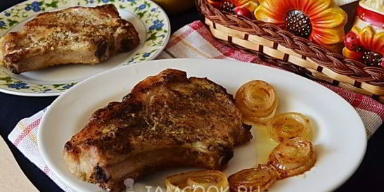 Котлета свиная на кости