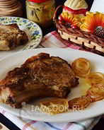 Котлета свиная на кости