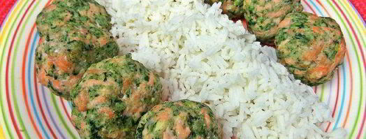 котлетки паровые из лосося со шпинатом. Шаг 12