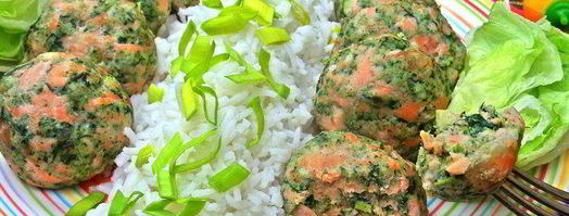 котлетки паровые из лосося со шпинатом. Шаг 14