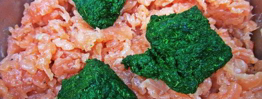 котлетки паровые из лосося со шпинатом. Шаг 4