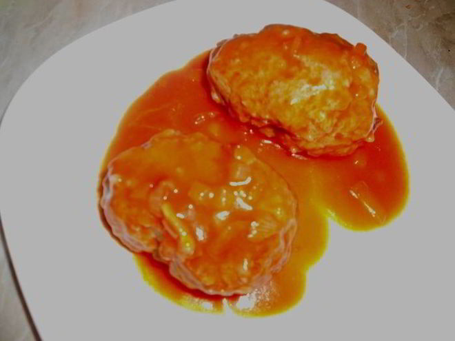 Рецепт котлеток в томатном соусе