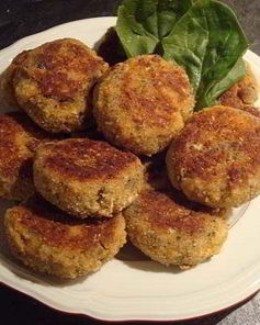 Котлеты из баклажанов жареные