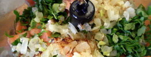 котлеты из двух видов рыб со сливочным соусом. Шаг 3