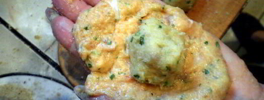 котлеты из двух видов рыб со сливочным соусом. Шаг 8