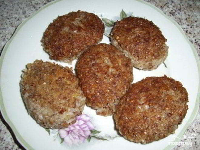 Рецепт котлет из гречки