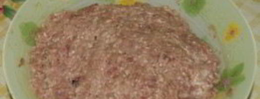 котлеты из индейки с геркулесом. Шаг 2