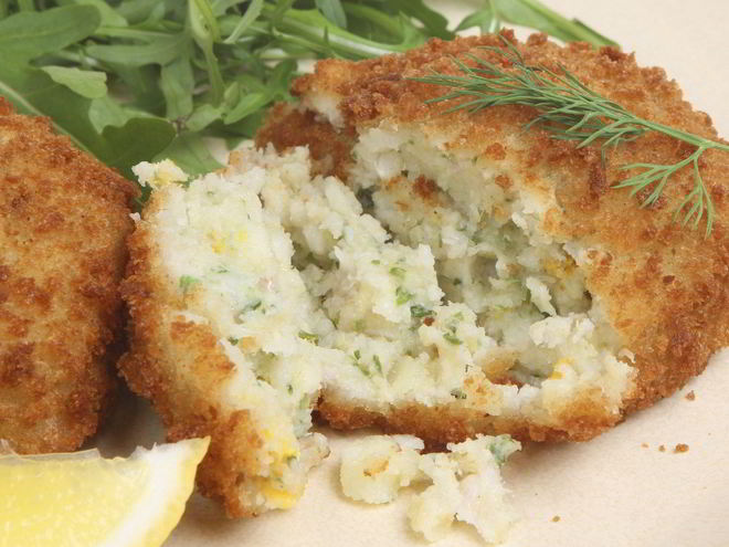 Рецепт котлет из камчатского краба с горчичным соусом