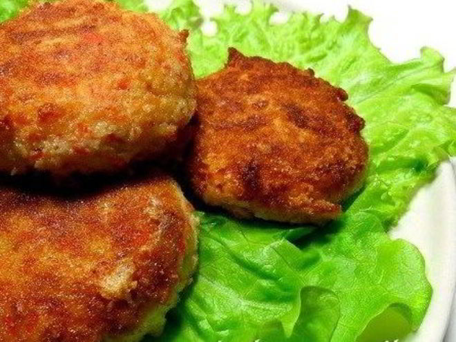 Рецепт котлет из крабовых палочек с сыром