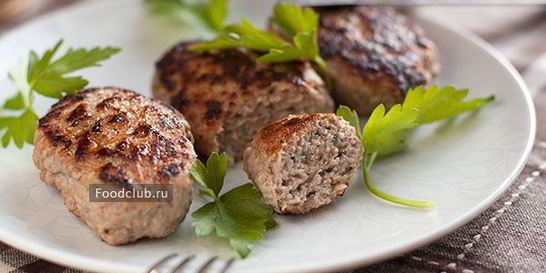 Котлеты из курицы и говядины