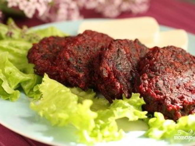 Рецепт котлет из свеклы