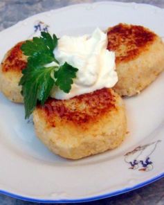 Котлеты из цветной капусты овощные