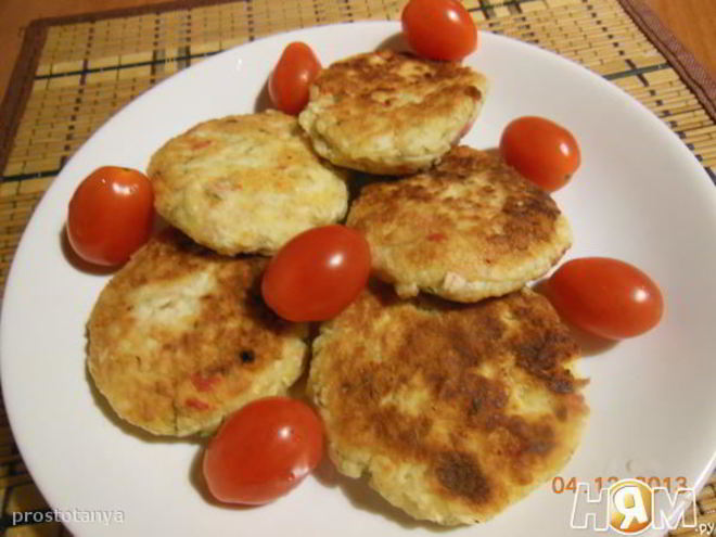 Рецепт котлет крабово-сырные