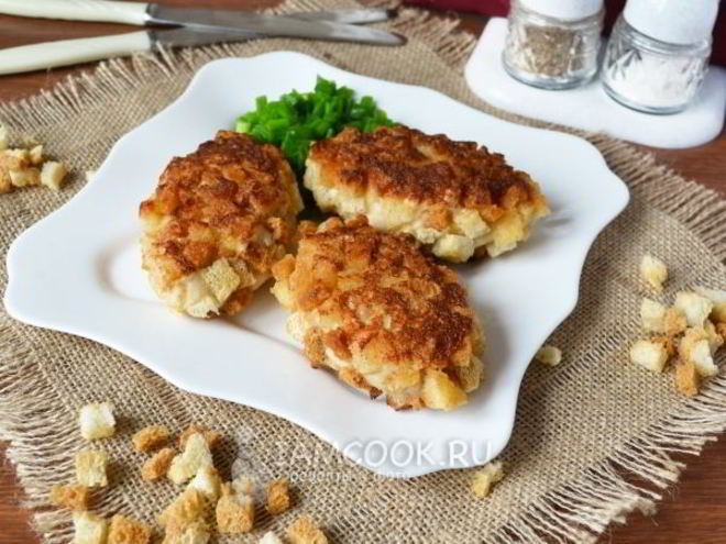 Рецепт котлет куриных пожарских
