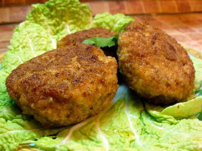 Рецепт котлет куриных с грибами