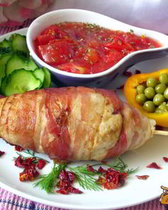 Котлеты на шпажке Веретено