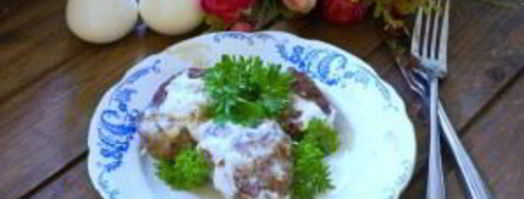 котлеты под соусом бешамель. Шаг 8