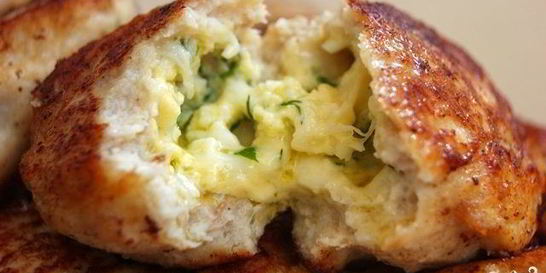 Котлеты с начинкой