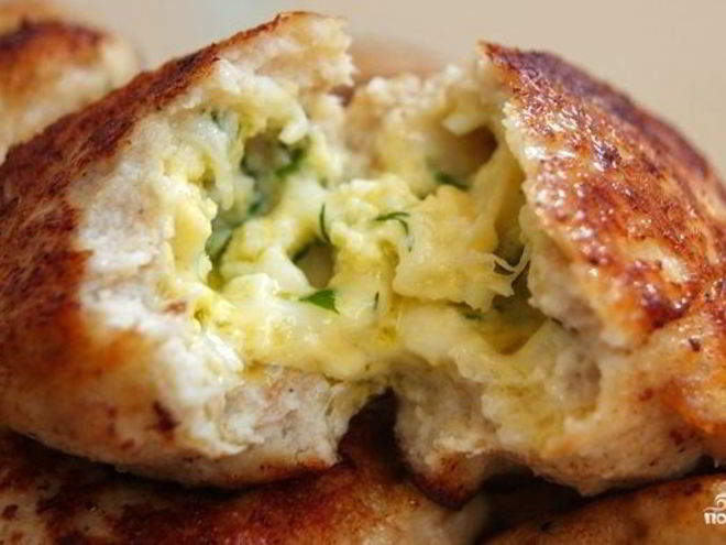 Рецепт котлеты с начинкой