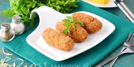 Котлеты с сыром внутри